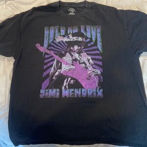 Jimi Hendrix Bold As Love Band T Shirt Size L